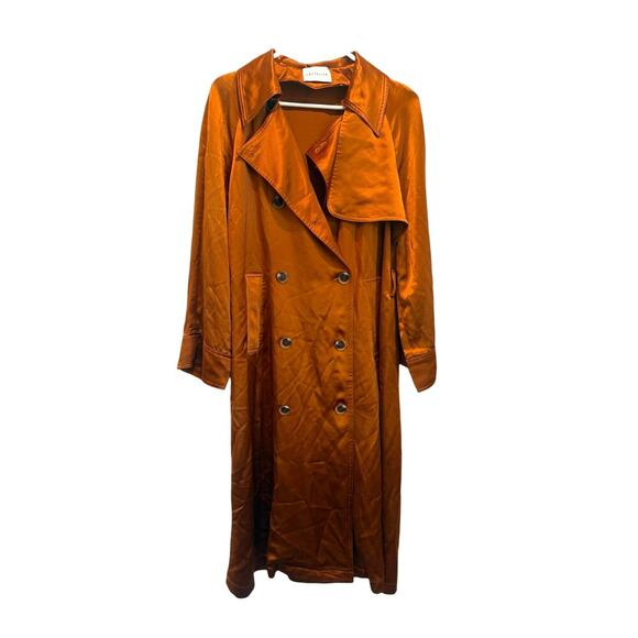 Lattelier Jackets & Blazers - L’Atelier Bronze Trench Mob Wife After Dark Energy